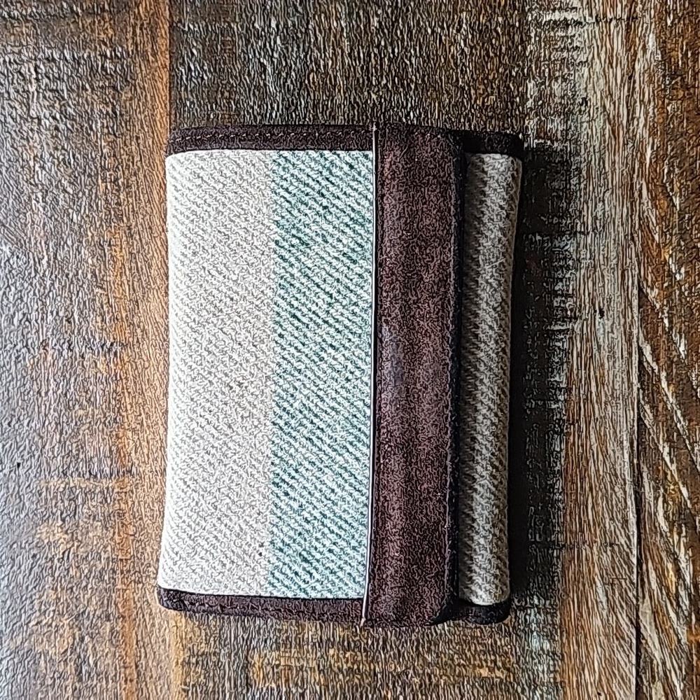 Pendleton Trifold Wallet - Glacier Stripe Wool